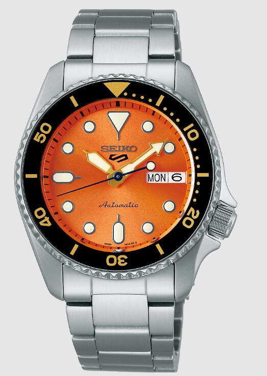 Seiko 5 Sports SKX Midi Orange SRPK35K1 Replica Watch